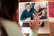 Photo: Senior couple video conference Senior couple video conference