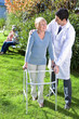 Photo: Friendly doctor in retirement house Friendly doctor in retirement house