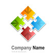 logo puzzle (multi-colors with arrows)