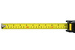 Construction Measuring Tape Isolated on White Construction Measuring Tape Isolated on White