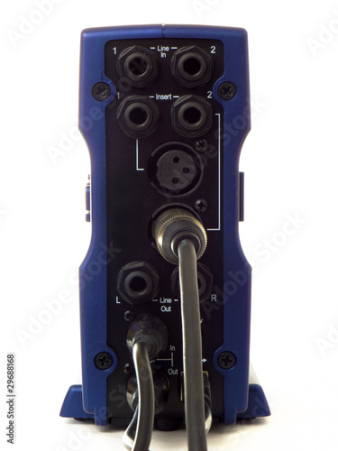Photo: Sound device plugs Sound device plugs
