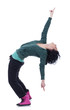 Teenage girl dancing hip-hop