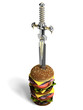 Hamburger con spada
