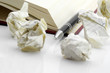 pen and book
