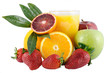 apfel, orange, obst
