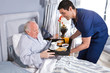 Breakfast in the hospital