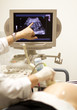 medical examining by ultrasonic scan