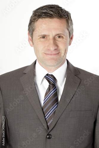 Foto: Geschäftsmann lächelnd Geschäftsmann lächelnd