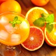 Fruchtsaft mit Eis