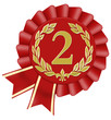 schleife medaille jubiläum lorbeerkranz 2 2. zweijährig