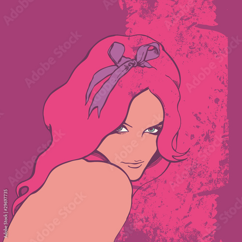 Vector: portrait of sexual beauty. vector illustration. portrait of sexual beauty. vector illustration.