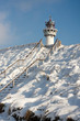 Leuchtturm im Winter