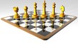 échec et mat _  A chess game