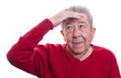 Foto: Senior mit Sorgen Senior mit Sorgen