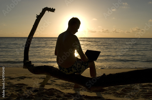 Photo: Man at Work Man at Work