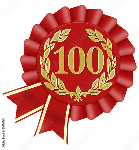 Illustration: jubiläum button medaille 100 jubiläum button medaille 100