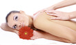 Massage of female back. Spa resort.. Massage of female back. Spa resort..