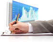 businessman's hand with pen