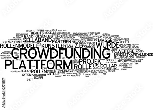Illustration: Crowdfounding Crowdfounding