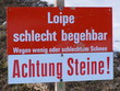 achtung steine