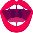 Open mouth