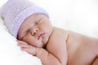 Newborn baby girl