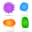 EPS10. Vector illustration. Set of comic speech bubbles