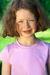 Beautiful little girl with curly hair Beautiful little girl with curly hair
