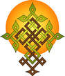 knotwork tree cross