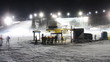 Skiing resort night timelapse Skiing resort night timelapse