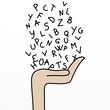 lettere in mano