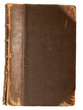 blank cover of an old vintage book