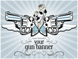 vintage gun label