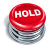 hold Button isolated on white background
