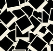 Stack of blank photo shots - vector background