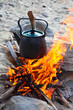 Kettle on the fire