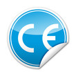 Pegatina Conformidad Europea con reborde