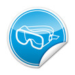 Pegatinas gafas seguridad con reborde