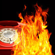 Telephone flames