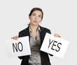 Yes or No choice Yes or No choice