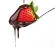 strawberry in chocolate strawberry in chocolate
