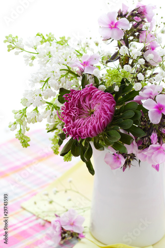 Photo: A bunch of spring flowers A bunch of spring flowers