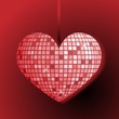 Discoball heart