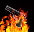 gun and fire