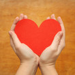 valentine Heart on the hand valentine Heart on the hand