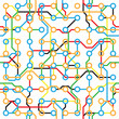 Abstract seamless pattern - electronic color components