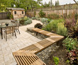 landscaped yard
