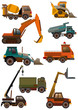 cartoon truck icon