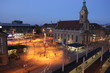 Trainstation and Heilig-Geist-Kirche in Bern, Switzerland