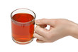 The cup of tea.